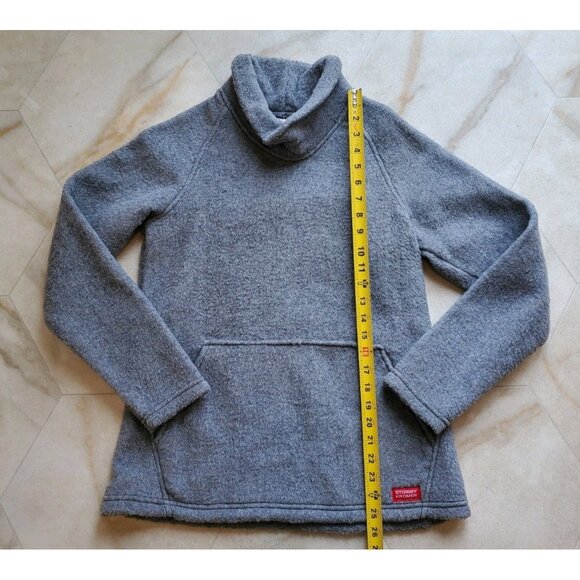 Stormy Kromer Women’s Mock Neck Pullover Wool Blend Sweater Medium USA Made - Picture 2 of 6